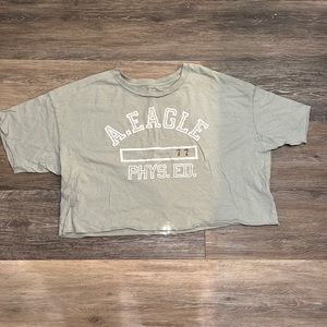 Cropped American Eagle t shirt